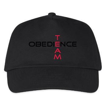 obedienceteam3 - Kinder Basecap - Schwarz - Vorne