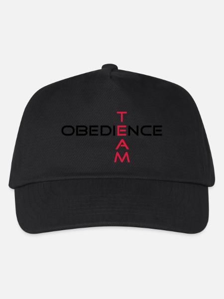 obedienceteam3 - Kinder Basecap - Schwarz