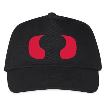 Mal de cornes Diable Satan démon - Casquette de baseball Enfant - noir - Devant
