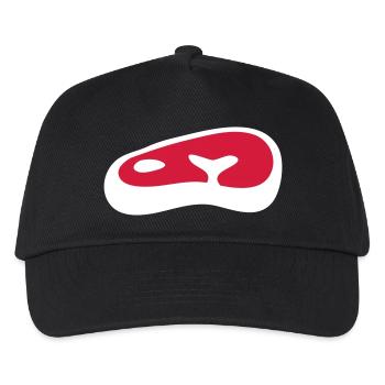 steak - Kids’ Baseball Cap - black - Front
