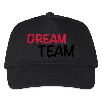 Dream Team - Kids’ Baseball Cap - black - Front