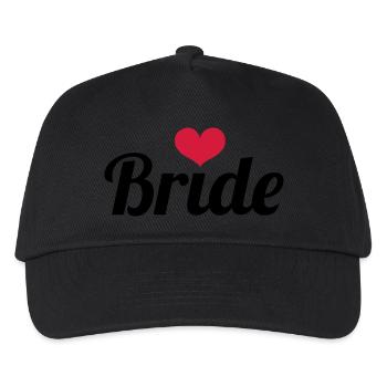 Bride - Wedding - Kids’ Baseball Cap - black - Front