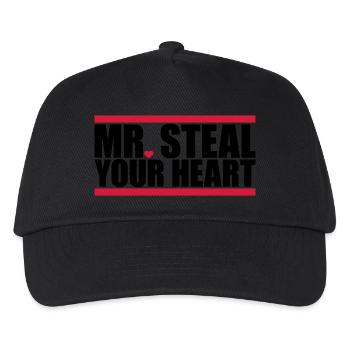 Mr steal your heart - Kids’ Baseball Cap - black - Front
