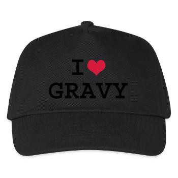 Ich liebe Gravy - Kinder Basecap - Schwarz - Vorne