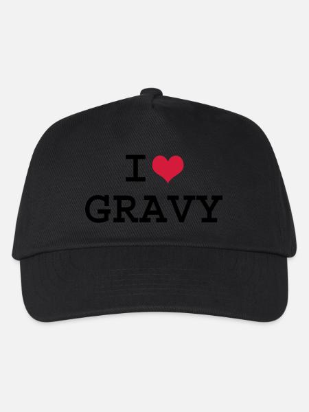 Ich liebe Gravy - Kinder Basecap - Schwarz