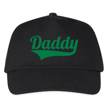 DADDY + (YOUR OWN TEXT) - Kids’ Baseball Cap - black - Front