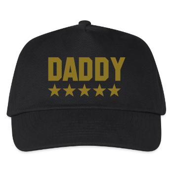 daddy 5 star - Casquette de baseball Enfant - noir - Devant