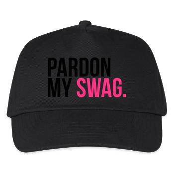 pardon my swag - Casquette de baseball Enfant - noir - Devant