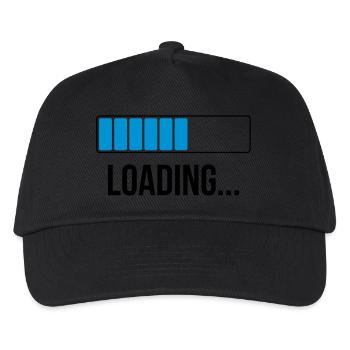 Loading... [Custom it !] - Casquette de baseball Enfant - noir - Devant