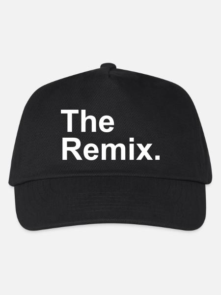 The Remix. - Kinder Basecap - Schwarz