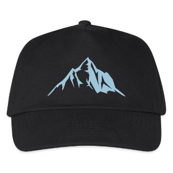 mountains mountain - Kids’ Baseball Cap - black - Front