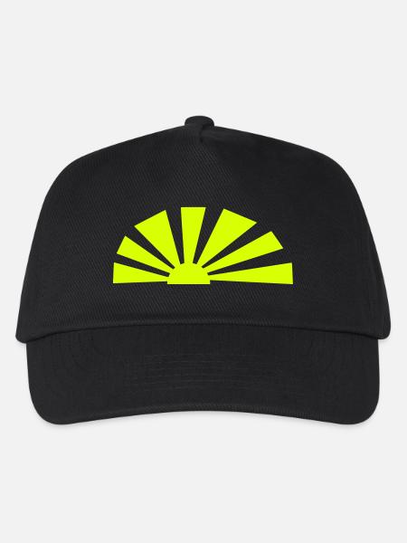 Rising Sun 1 c. - Kids’ Baseball Cap - black
