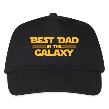 Best Dad in the Galaxy - Kinder Basecap - Schwarz - Vorne