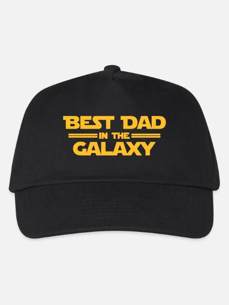 Best Dad in the Galaxy - Kinder Basecap - Schwarz