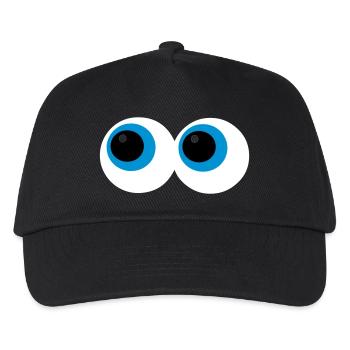 Eyes - Kids’ Baseball Cap - black - Front
