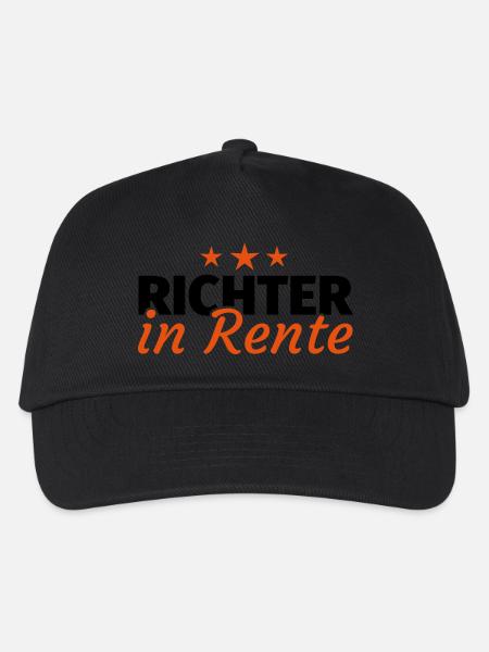 Richter Rente Ruhestand Geschenk - Kinder Basecap - Schwarz
