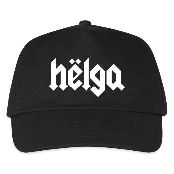Helga - Kinder Basecap - Schwarz - Vorne