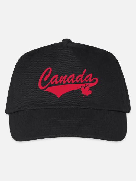Canada - Kinder Basecap - Schwarz
