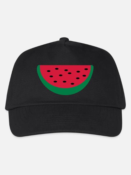 Melone - Kinder Basecap - Schwarz