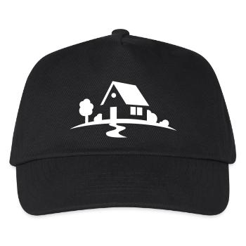 maison - Casquette de baseball Enfant - noir - Devant