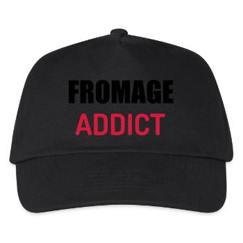 Fromager / Fromage / Travail / Métier / Job - Casquette de baseball Enfant - noir - Devant