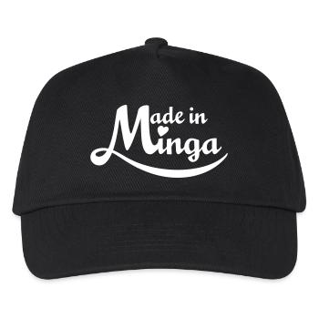 Fabriqué à Minga - pour de vrai Münchner Kindl! - Casquette de baseball Enfant - noir - Devant