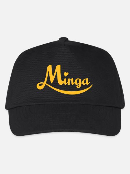 Minga - aus Liebe zu München! - Kinder Basecap - Schwarz