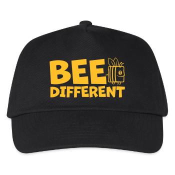 bee citation différente - Casquette de baseball Enfant - noir - Devant