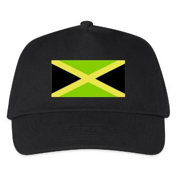 Jamaika, jamaica, fahne, flagge - Kinder Basecap - Schwarz - Vorne