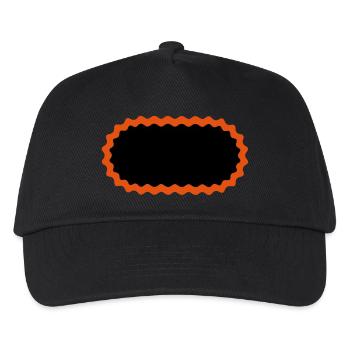 Fahrrad Flicken - Kinder Basecap - Schwarz - Vorne