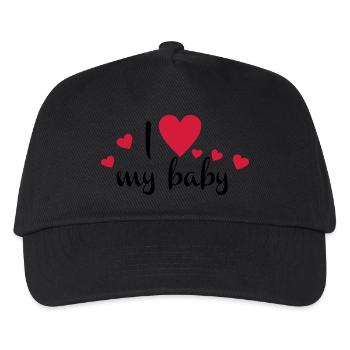 bébé - Casquette de baseball Enfant - noir - Devant