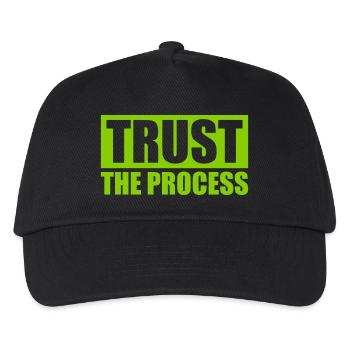 faire confiance au processus Devis - Casquette de baseball Enfant - noir - Devant