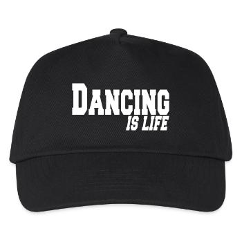 dancing is life - Casquette de baseball Enfant - noir - Devant