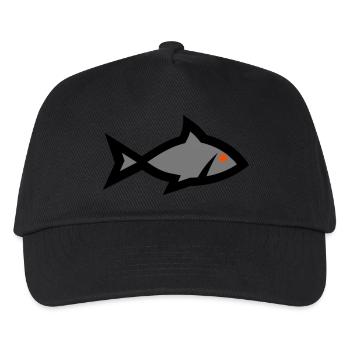 Poisson - Casquette de baseball Enfant - noir - Devant