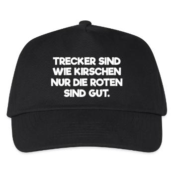 Landwirt Shirt - Lustiges Bauer Bäuerin Geschenk - Kinder Basecap - Schwarz - Vorne