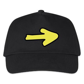 Pfeil XIIa - Kinder Basecap - Schwarz - Vorne