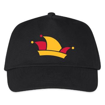 Bonnet de fou - Casquette de baseball Enfant - noir - Devant
