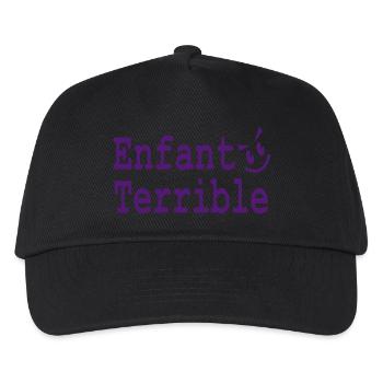 enfant terrible - Kids’ Baseball Cap - black - Front