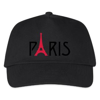 Paris Tour Eiffel - Casquette de baseball Enfant - noir - Devant