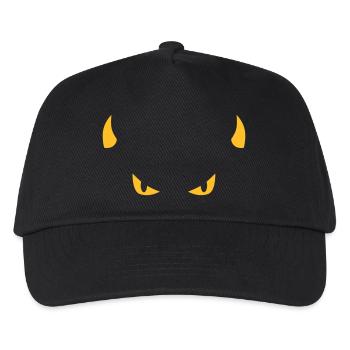 devil face - Casquette de baseball Enfant - noir - Devant
