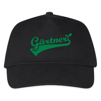 Gärtner - Kinder Basecap - Schwarz - Vorne