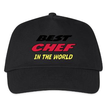 Best chef in the world - Kids’ Baseball Cap - black - Front