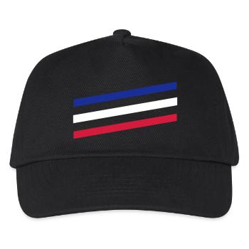 France Français Française French Frankreich - Kids’ Baseball Cap - black - Front