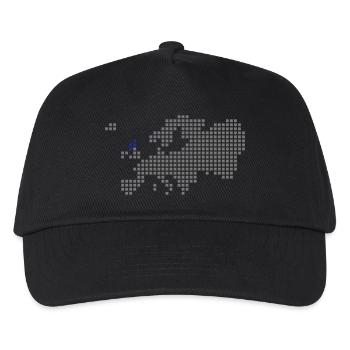 Schottland - Kinder Basecap - Schwarz - Vorne