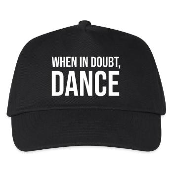 When in Doubt Dance - Kinder Basecap - Schwarz - Vorne