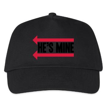 He's Mine Design - Casquette de baseball Enfant - noir - Devant