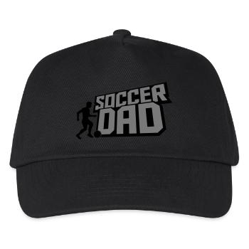 Ball Kicker Soccer Dad - Kids’ Baseball Cap - black - Front