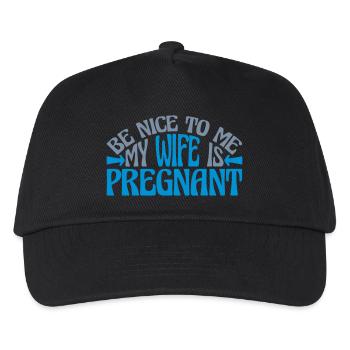 ma femme est enceinte - Casquette de baseball Enfant - noir - Devant