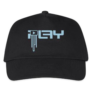Fête, Jouer, Allumer, Symbole, Allumer, Graffiti - Casquette de baseball Enfant - noir - Devant