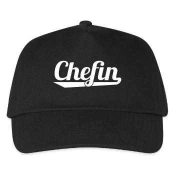 Chef - Casquette de baseball Enfant - noir - Devant